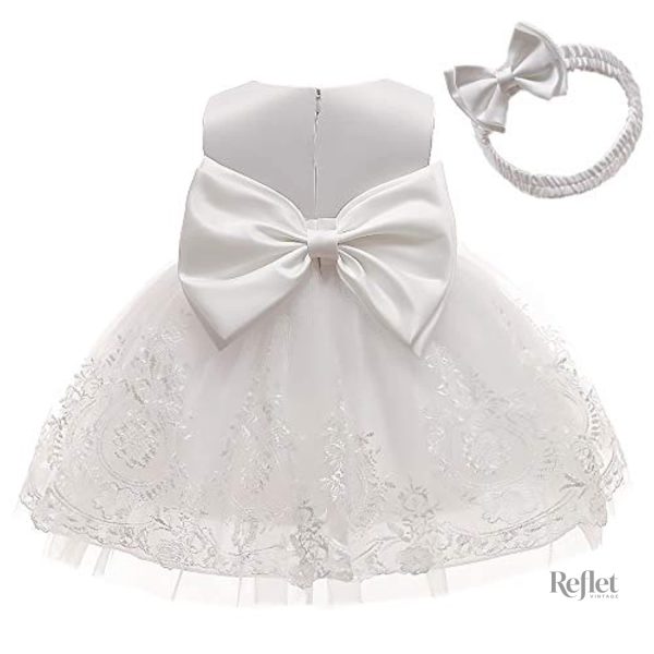 Robe rétro pour bébé avec design princesse