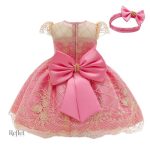 Robe Princesse Bébé 3 Mois en style rétro