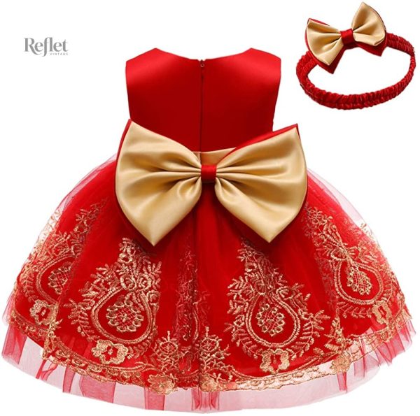 Modèle de robe rétro pour enfants