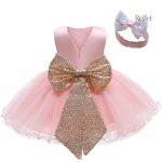 Robe Princesse Bébé 6 Mois en style rétro