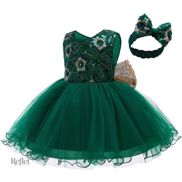 Robe élégante pour bébé, style princesse, taille 6 mois