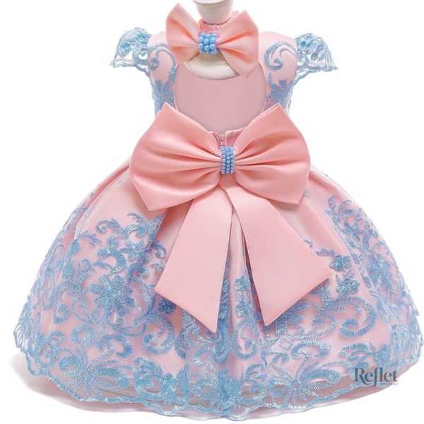 Robe douce bébé 9 mois style rétro