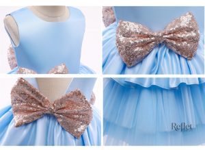 Robe princesse bébé, idéale pour célébrations spéciales