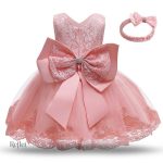 Vêtement de mariage bébé, robe chic