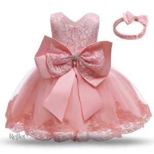 Vêtement de mariage bébé, robe chic