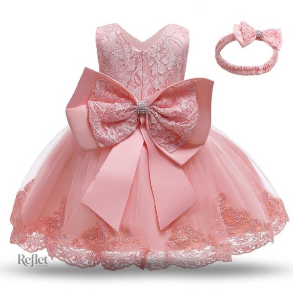 Vêtement de mariage bébé, robe chic