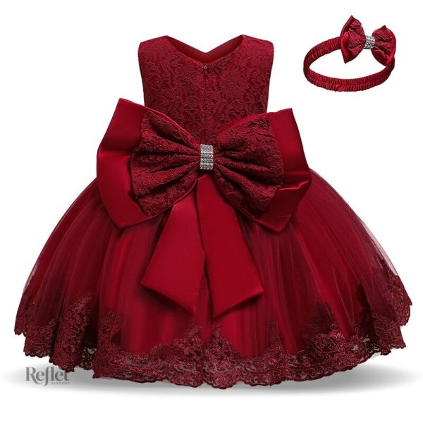 Robe délicate pour petite fille, mariage