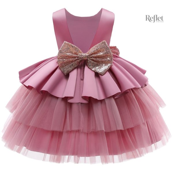 Robe à volants pour petite fille