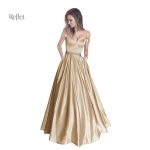 Robe princesse à manches courtes pour femme