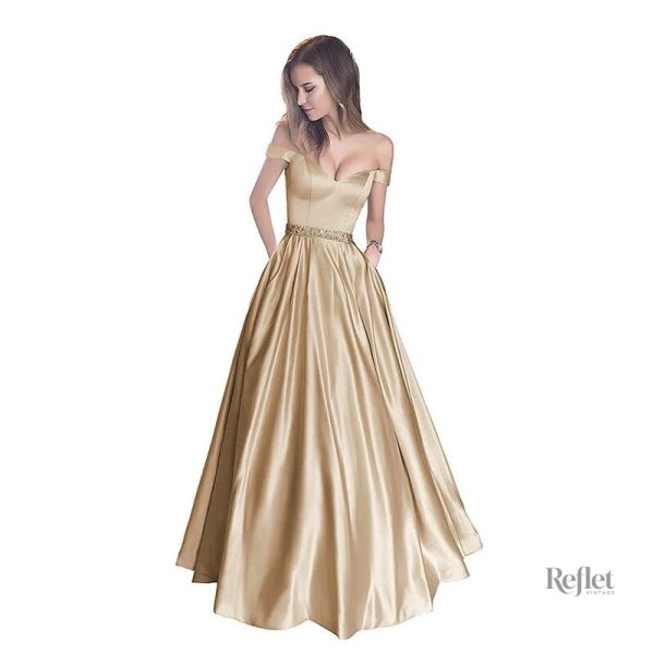 Robe princesse avec détails délicats et sophistiqués