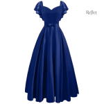 Robe soiree pour femme, style princesse chic