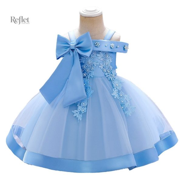 robe-princesse-fille-1 Robe Princesse Fille enchantée en tissu léger