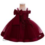 Robe rose à thème princesse pour enfants