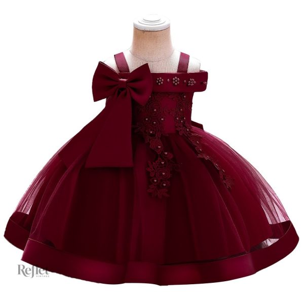 Robe rose à thème princesse pour enfants