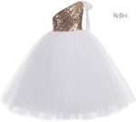 Robe de princesse blanche pour enfant