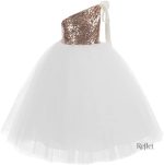 Robe blanche pour occasions spéciales fille