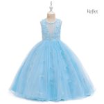 Robe cérémonie fille avec volants délicats