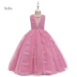 Robe cérémonie fille avec jupe évasée