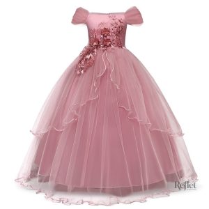 Robe élégante pour petites filles en fête