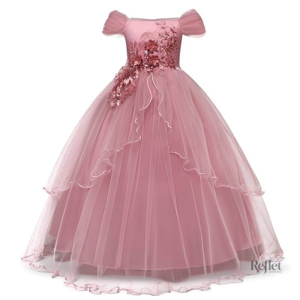 Robe élégante pour petites filles en fête