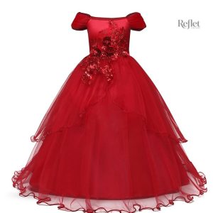 Robe de mariage pour fille, style princesse
