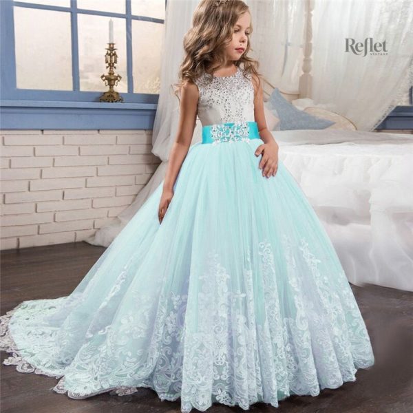 Robe pour jeune fille, style festif
