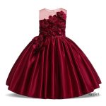 Robe festive pour enfant style princesse