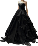 Robe Princesse Noir Femme élégante et féminine