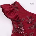 Robe fille élégante à prix réduit, style princesse
