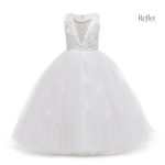 Robe princesse pour fille avec détails scintillants et accessoires