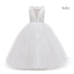 Robe princesse pour fille avec détails scintillants et accessoires