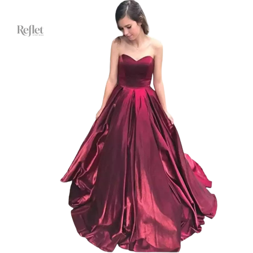 robe-princesse-rouge-femme-1 Robe Princesse Rouge Femme élégante et festive