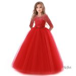 Vêtement de fête blanc pour petite fille