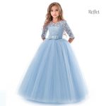Robe festive blanche pour enfants