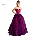 Robe de princesse femme off shoulder élégante et romantique