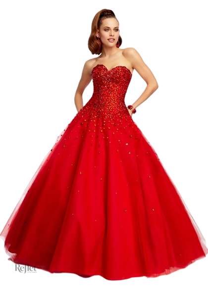 robe-princesses-femme-rouge-1 Robe Rouge Femme style Princesse