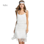 Robe à la mode évoquant l'esthétique des années 20