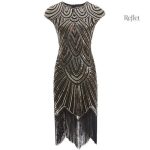 Robe rétro avec motifs caractéristiques
