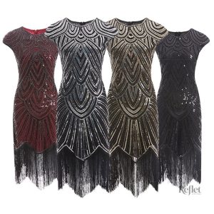 Robe années 30, style rétro chic