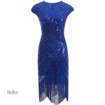 Robe classique années 30, silhouette flatteuse