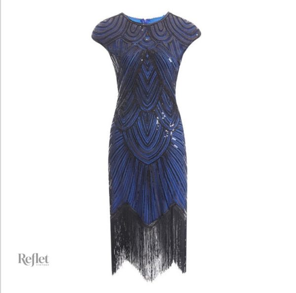 Robe rétro élégante, inspiration vintage