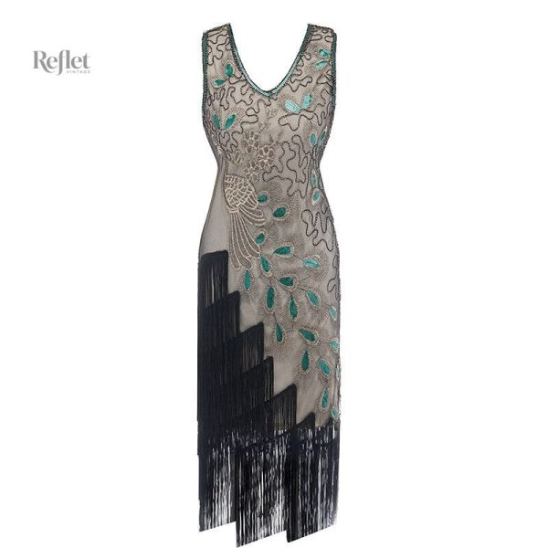 Robe vintage années 20 idéale pour des fêtes