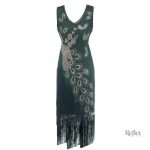 Robe vintage chic des années 20 pour événements