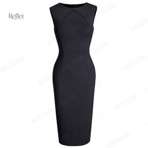 Robe classique des années 40, coupe cintrée et féminine
