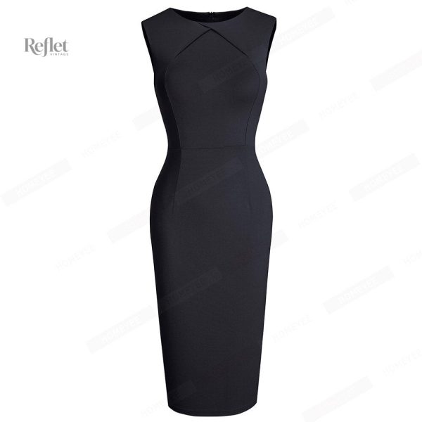 Robe classique des années 40, coupe cintrée et féminine