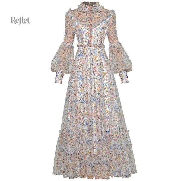robe-retro-annee-40-bourgeoise-1 Robe rétro élégante années 40 style bourgeoise