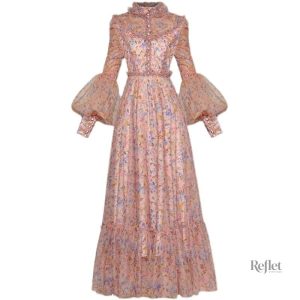 Robe années 40 avec design rétro chic