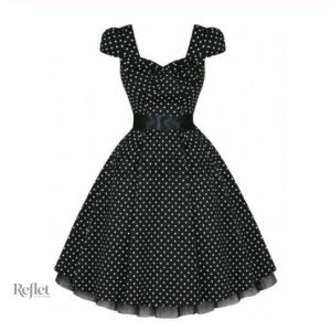 Robe rétro années 50, style vintage élégant