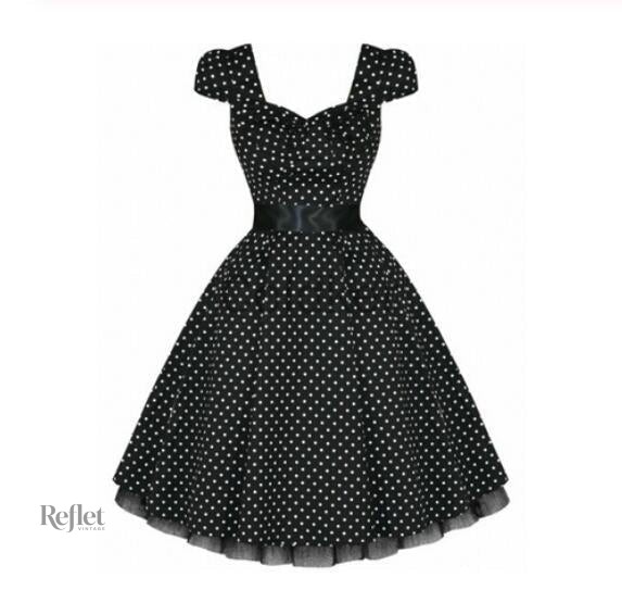 robe-retro-annee-50-1 Robe rétro années 50, style vintage élégant