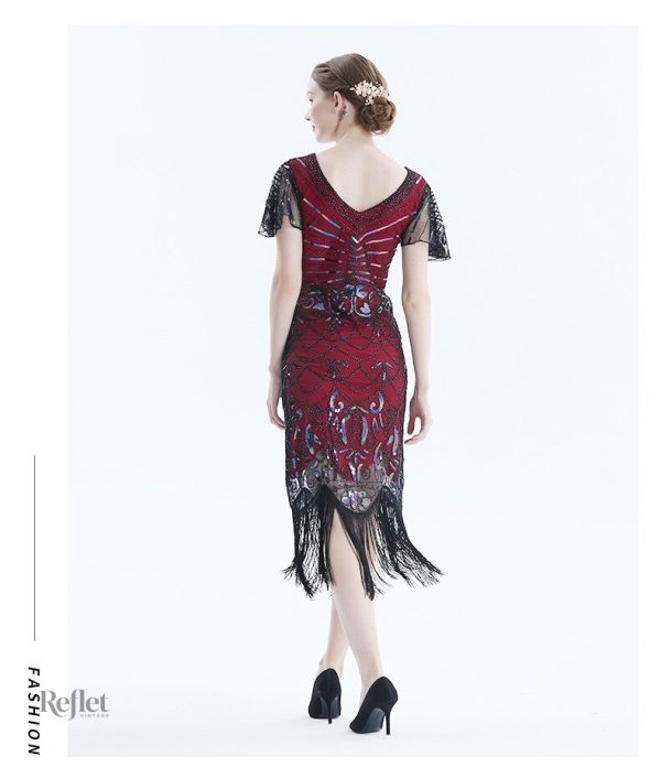 Robe d'époque années 20, esprit flapper et raffiné